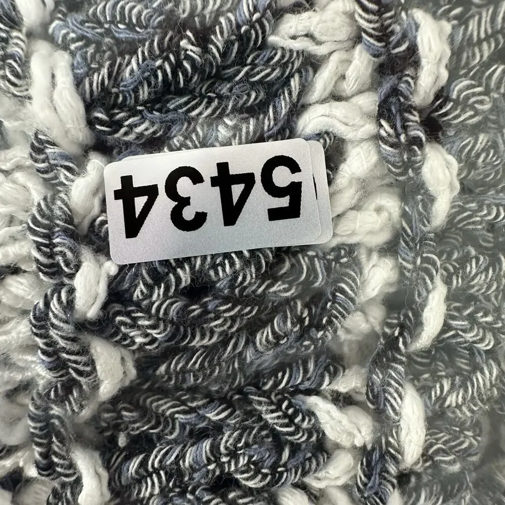 Free People Sweater Womens Small Blue Folksong‎ Fringe Vest Loose Knit Top